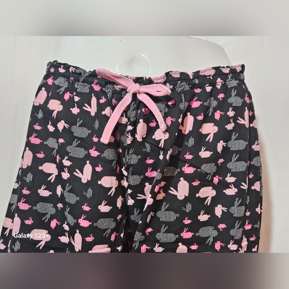 Women's Small Cute Bunny Lounge Pants - Picture 2 of 4